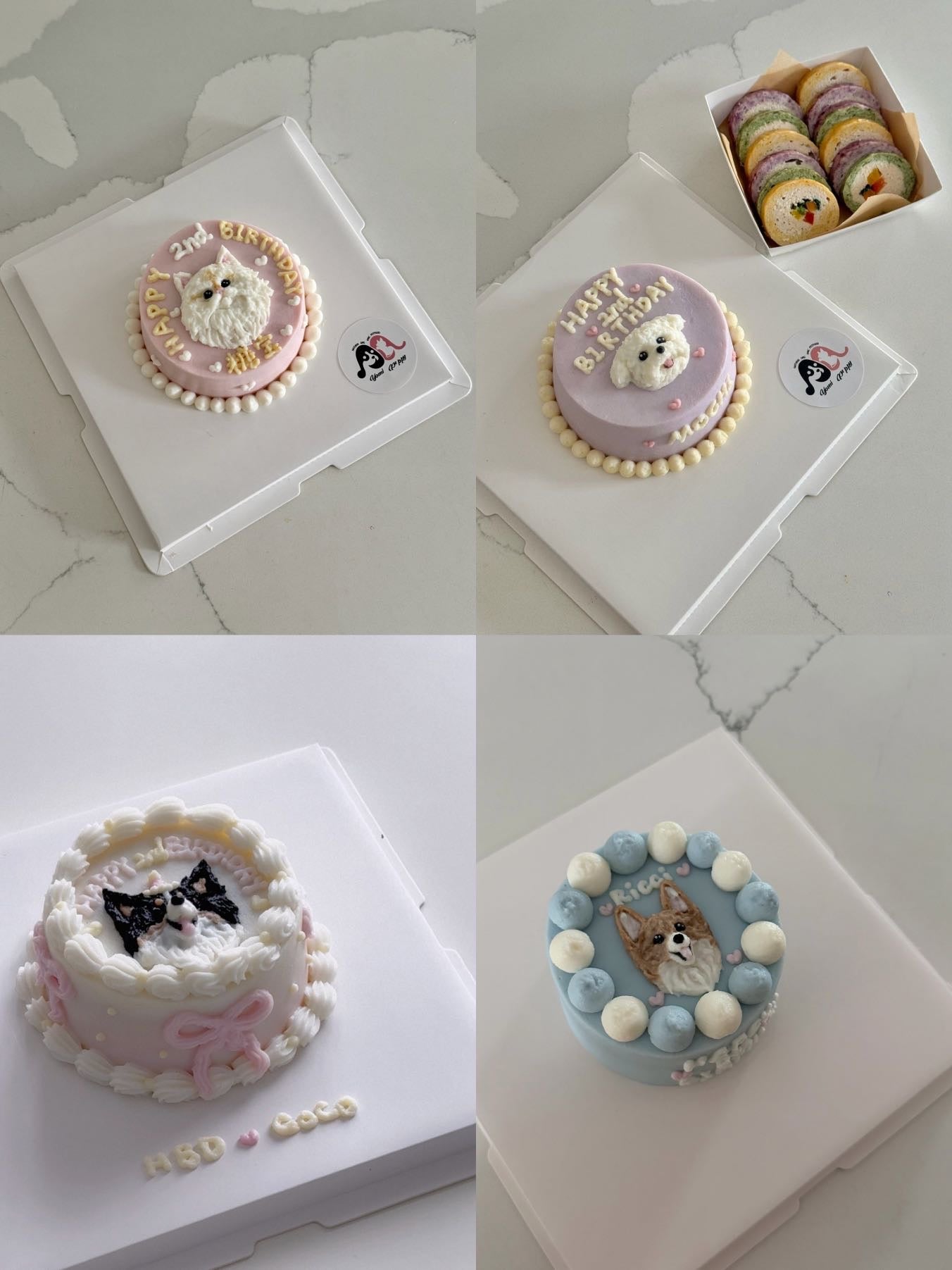 Classic Flat Portrait Cake