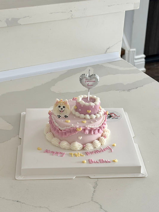 Vintage Double-Layer Mini Cake