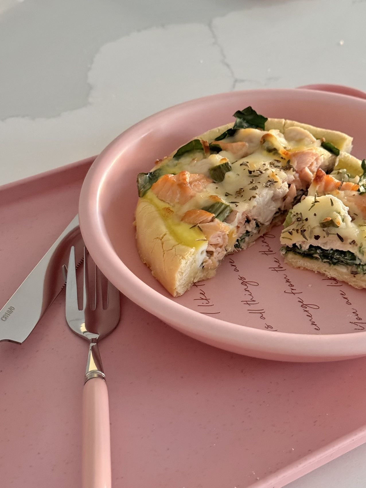 The Salmon & Spinach Quiche | The Nordic Sun