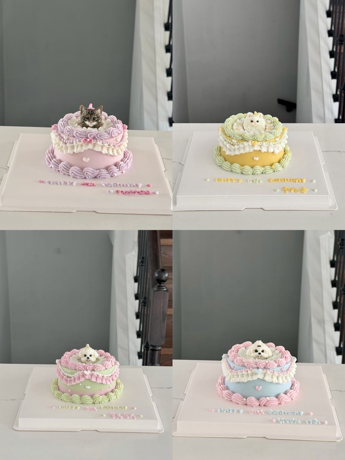 Vintage Mini 3D Cake