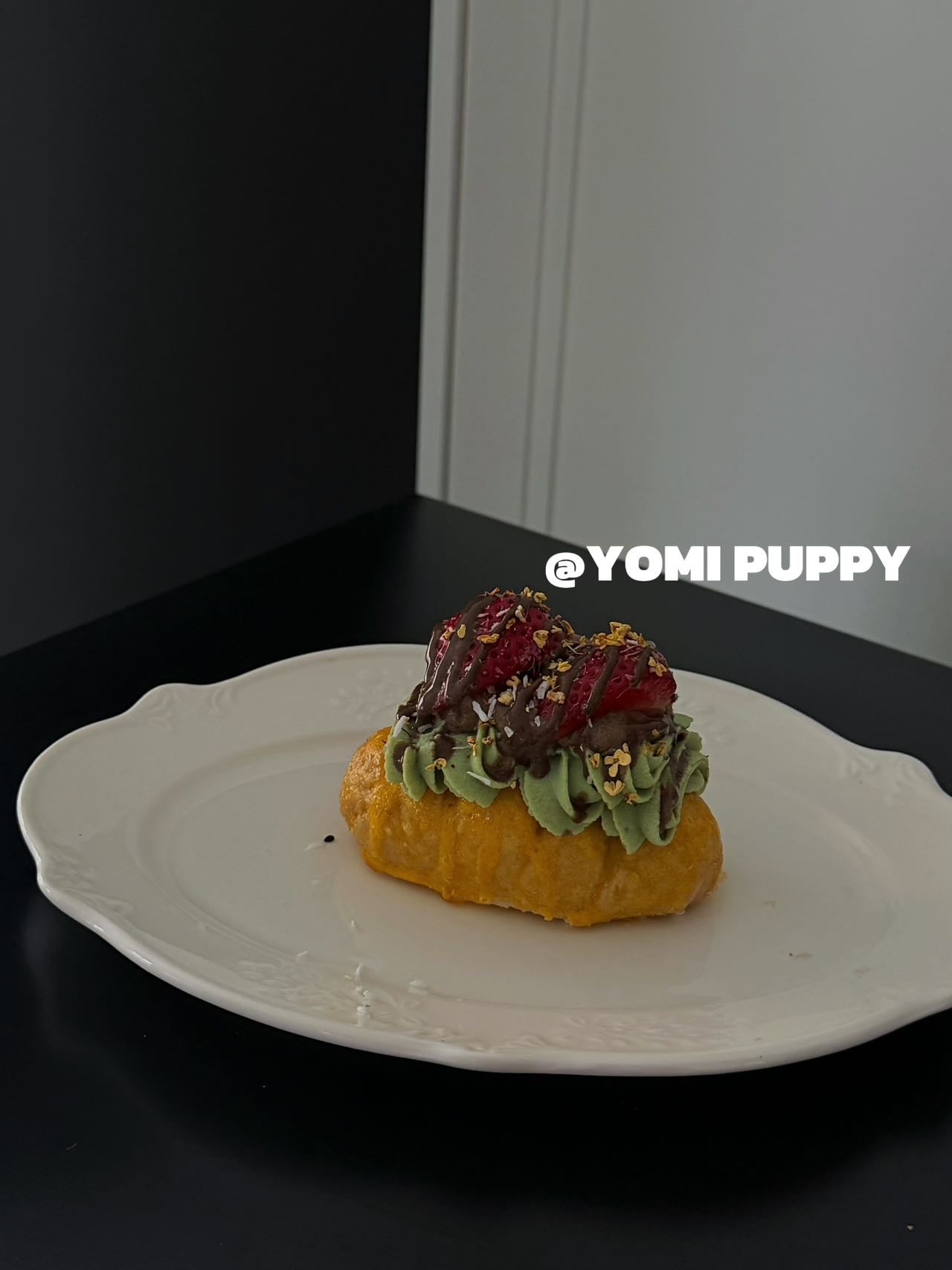 Strawberry & Osmanthus Croissant Duo | A Parisian Morning