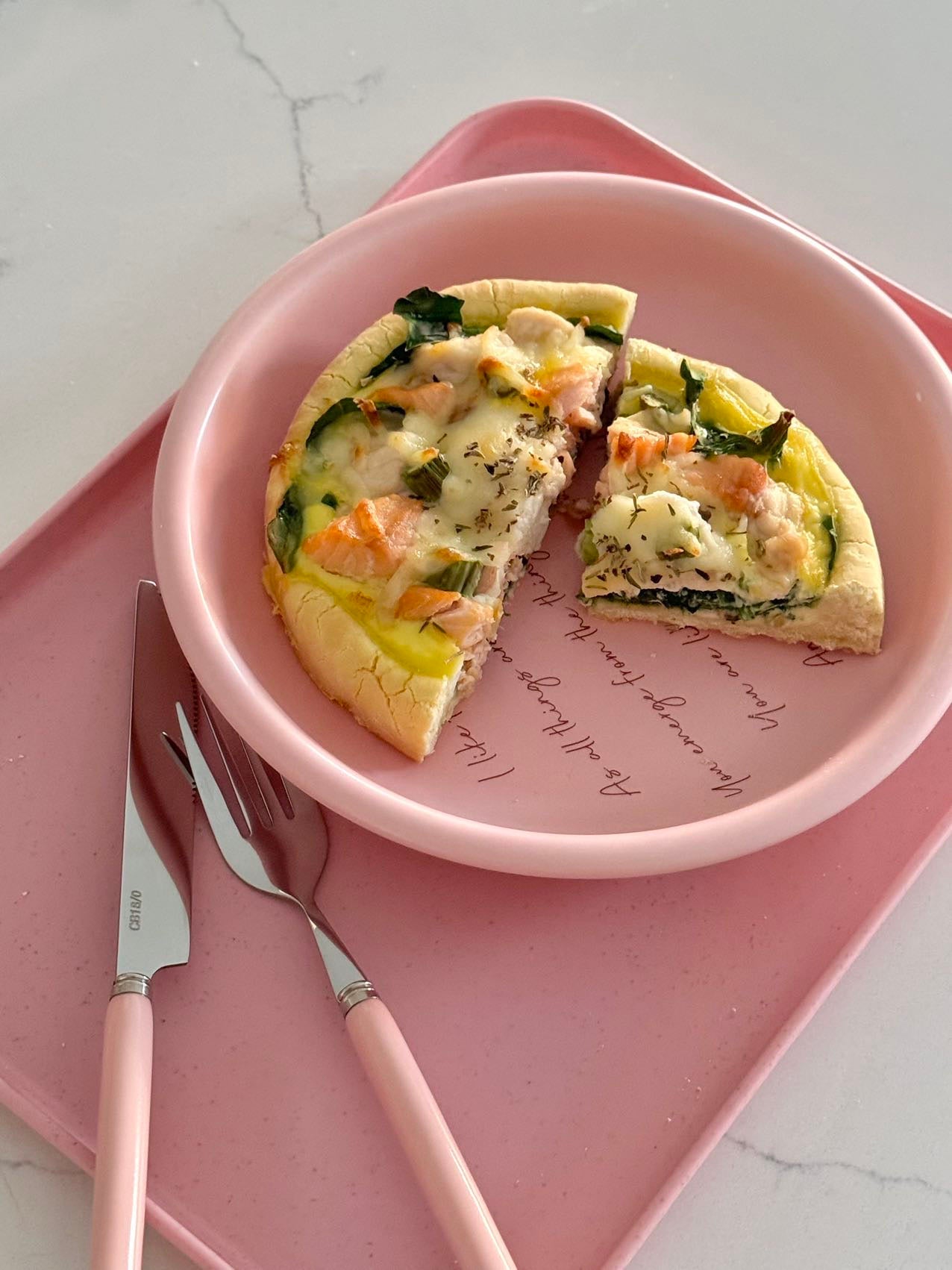 The Salmon & Spinach Quiche | The Nordic Sun