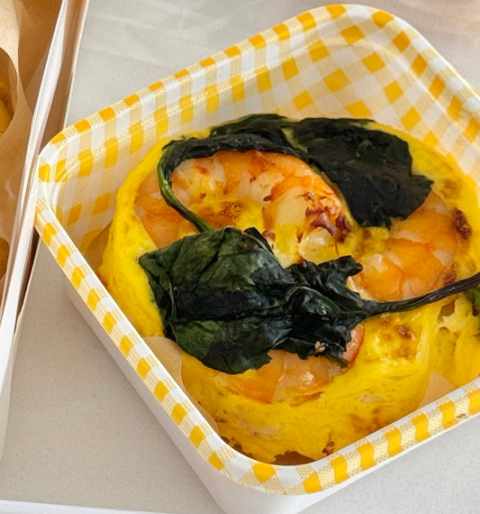 The Garden Shrimp Frittata | The Mediterranean Brunch