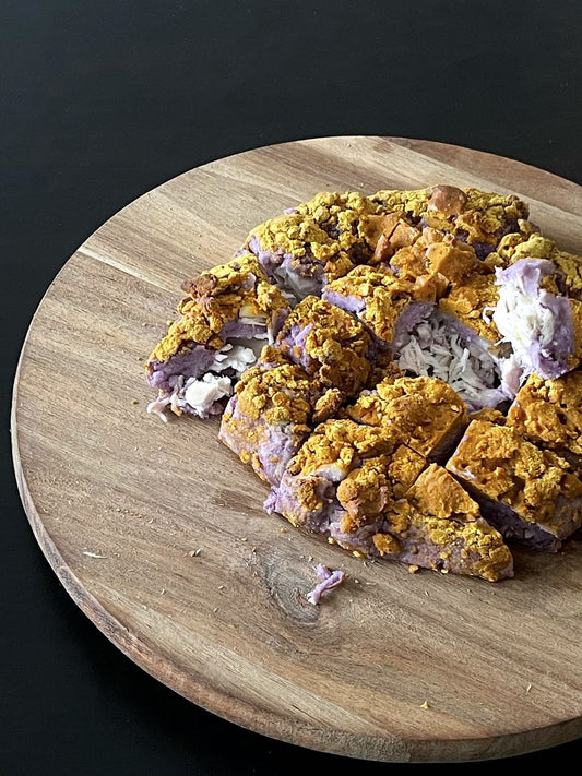 The Taro & Chicken Crisp | Amber & Violet Collection