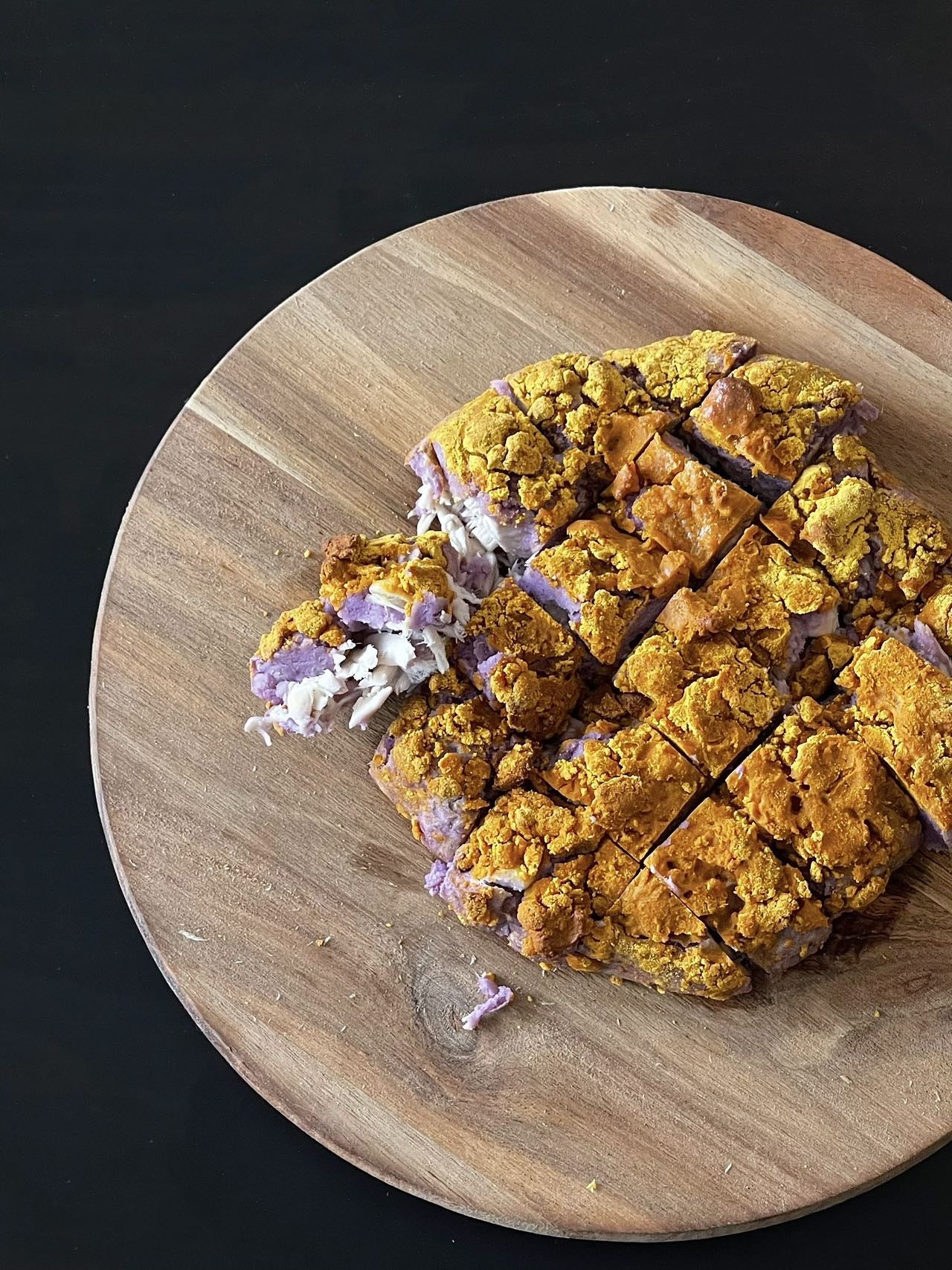 The Taro & Chicken Crisp | Amber & Violet Collection